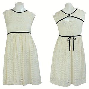 Speechless Cream Lace Cut Out A-Line Party Dress
